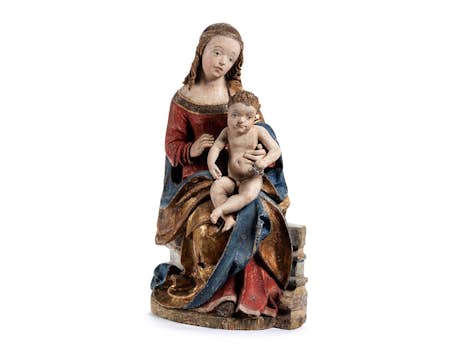 Spätgotische Madonna mit Kind